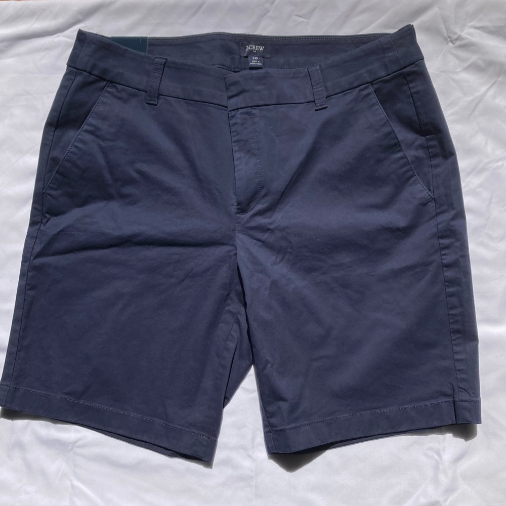 J Crew Women’s Navy Bermuda Shorts NWT